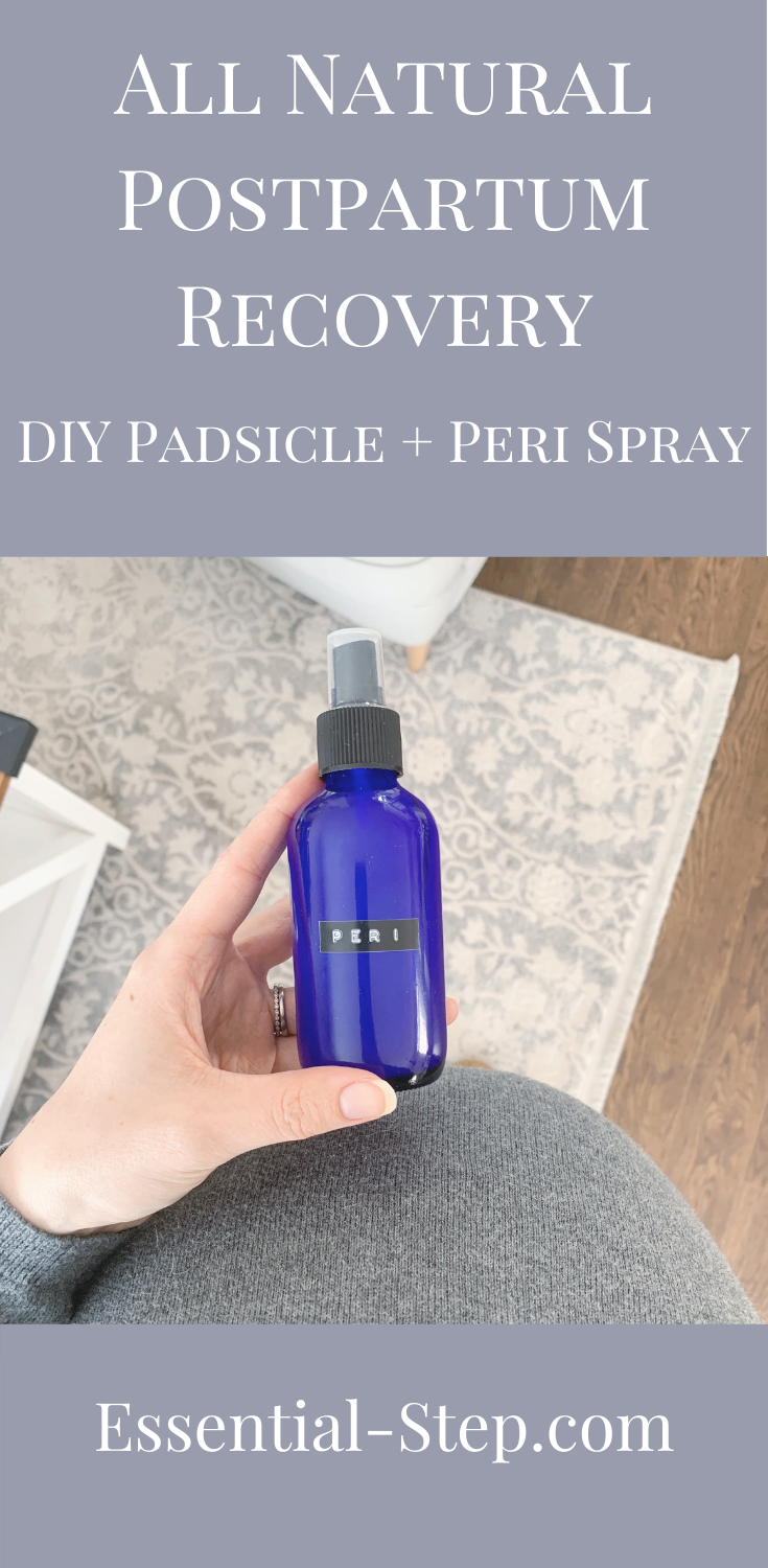 DIY Padsicle + Peri Spray 