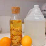 DIY Orange vinegar surface cleaner