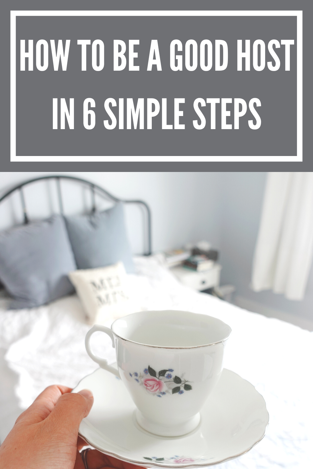 How to be a good host pinterest pin